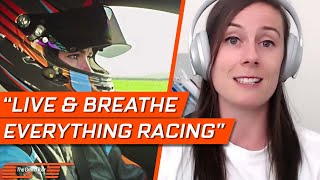 Abbie Eaton Q and A What Do Racing Drivers Do 🏎 Shorts [upl. by Oiled]