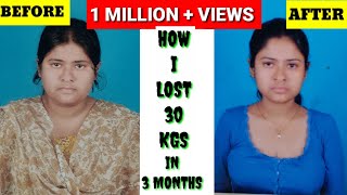 How I Lost 30 Kgs In 3 Months  Weightloss JourneyMy Full Day 900 calorie Diet Plan amp Workout Plan [upl. by Rosaleen]