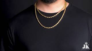 6mm Gold Rope Chain [upl. by Marriott]