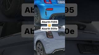 Soundcheck Abarth F595 🆚 Abarth 500e [upl. by Scoles]