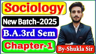 Sociology chapter1 for ba 3rd semester  New batch2025  सामाजिक परिवर्तन की अवधारणा एवं प्रकृति [upl. by Kuehn]