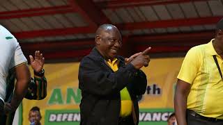 Cyril Ramaphosa reelected Delegates celebrate his second term 19 December 2022 [upl. by Ruamaj]