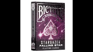 Bicycle Stargazer Falling Star Playing Cards [upl. by Annibo]