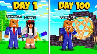 I Survived 100 Days Destroying EVERY Dungeon In Minecraft [upl. by Eus]