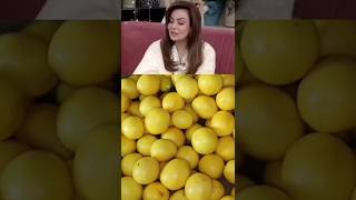 Sadia Imam ne lemon 🍋juice ko store Krny ki secret recipe bta di how to store lemon juice shorts [upl. by Erdnaid]