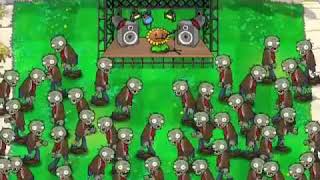 Plants vs Zombies  Theres a zombie on your lawn EARRAPE [upl. by Rrats]