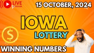 Iowa Midday Lottery Results For  15 Oct 2024  Pick 3  Pick 4  Powerball  Mega Millions [upl. by Atsyrt274]