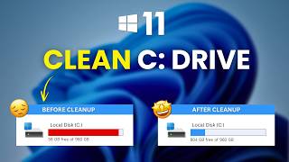 How to Clear Unwanted Files in Laptop Windows 11 [upl. by Llewxam]