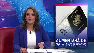 Aumentará costo del pasaporte para 2018 [upl. by Aneen]