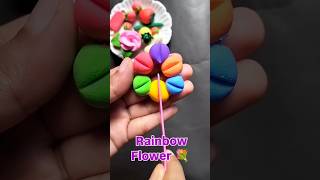 Clay flower Polymer clay flower Super clay flower Air dry clay flower shorts trending foryou [upl. by Analrahc]