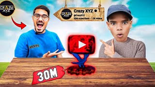 I Built for Crazy xyz with 30 Million Play button mrabhinav [upl. by Annayr]