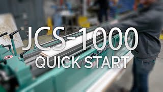 JCS 1000 Quick Start Guide [upl. by Ritchie]