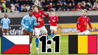 ČESKO VS BELGIE U21 BARÁŽ O EURO 2025 2ZÁPAS [upl. by Imit109]