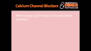 Calcium Channel Blockers  Nifedipine Verapamil Diltiazem amp Amlodipine [upl. by Haram777]