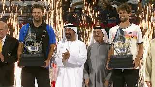 Maxime Cressy amp Fabrice Martin  Mens Doubles Trophy  Dubai Duty Free Tennis Championships 2023 [upl. by Aguste]