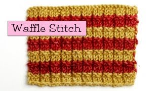 Fancy Stitch Combos  Waffle Stitch [upl. by Xavler805]