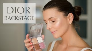 DIOR BACKSTAGE Палетка хайлайтеров Glow Face Palette [upl. by Dimah]