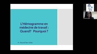 Lhémogramme en médecine de travail Quand Pourquoi [upl. by Lacsap103]