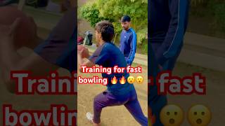 Training with medicineball 🥎 fast bowling training  fast bowling cricket  fastbowling cricket [upl. by Igal604]