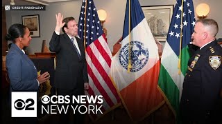 Interim NYPD Commissioner Tom Donlon takes oath of office [upl. by Paquito]