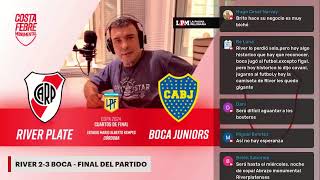 RIVER vs Boca  EN VIVO  Cuartos de Final  Copa de la Liga  Relata Lito Costa Febre [upl. by Atihana647]