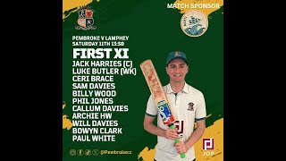 Pembroke 1st XI vs Lamphey 1st XI  Pembrokeshire League Division 2  11th May 2024 [upl. by Sanbo]