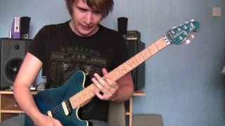 Eruption Guitar Solo Darren Donohoe Ernieball Musicman axis [upl. by Jadwiga]