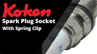 Koken Spark Plug Socket with Spring Clip [upl. by Rimidalg175]