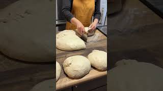 Pre shaping Sourdough bread baking food howtomakesourdough [upl. by Ahouh]