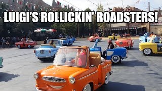 Luigis Rollickin Roadsters Ride POV Disneyland Disney California Adventure [upl. by Kciv]