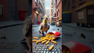 I just need to make it right 🪰🍟🦜 funny parrot cockatiel [upl. by Weintrob]