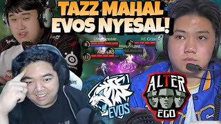 AE TAZZ MENYALA  EVOS FIX MENYESAL LEPAS TAZZ  EVOS VS ALTER EGO MATCH 2  MPL S13 [upl. by Yllim]