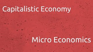 What is Capitalistic Economy  Introduction to Micro Economics  CA CPT  CS amp CMA Foundation [upl. by Sedlik]