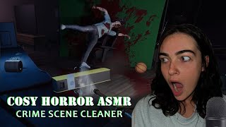 COSY HORROR GAME ASMR CRIME SCENE CLEANER [upl. by Napoleon3]