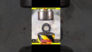 Hydraulic Press Vs Ball bearings of different countries 🦴 shorts whatif uniqueexperiment मजेदार [upl. by Nitsugua686]