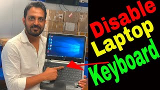 How to Disable Laptop Keyboard Except Power Button  Fix Laptop Keyboard Pressing Multiple Keys [upl. by Aerdua]