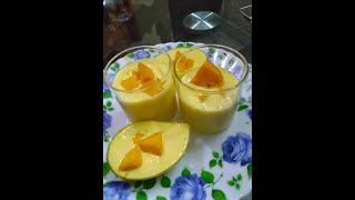 Mango RecipeMango SmoothieAam DoiAamer RosaBengali [upl. by Glanti]