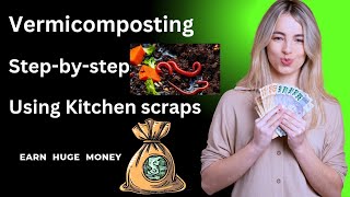 Vermicomposting Process Step By Step At Home  How to vermicomposting [upl. by Malvin]