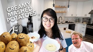 Making GORDON RAMSAYS MASHED POTATOES Pomme Purée [upl. by Eidaj606]