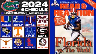 Florida Gators 2024 Read amp Reaction Magazine Preview [upl. by Aranaj]