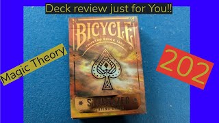 YOUTUBE TALL Bicycle STARGAZER 202 playing cards deck review video [upl. by Gordy849]