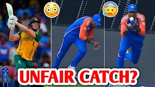 DEBATE OVER Suryakumar Yadav Catch Controversy 😱 India Vs South Africa T20 World Cup News [upl. by Darach]