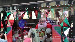 ProPalestine protesters force Myer to cancel Christmas window event [upl. by Ailana151]