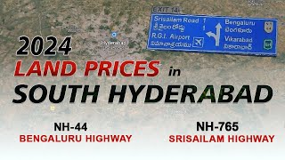 Land Prices In South Hyderabad  Bangalore Highway  Srisailam Highway  Hyderabad Real Estate [upl. by Klotz557]