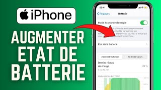 Comment Augmenter Letat De Sa Batterie Iphone  FACILE [upl. by Itnahsa]