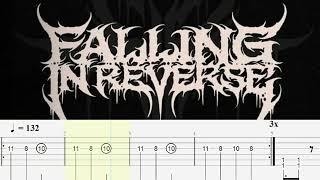 FALLING IN REVERSE  Trigger Warning Guitar TAB  Full Song TAB Download [upl. by Samuel264]