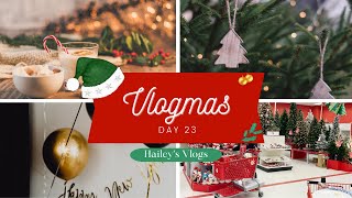 Vlogmas day 23 🍝  trying new foods christmas baking amp ditl [upl. by Arthur868]