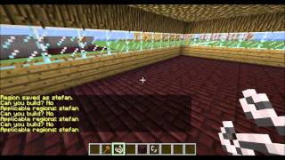 Minecraft WorldGuard 175 installieren u Tutorial wie man einzelne Grundstücke Protectet [upl. by Anayit]