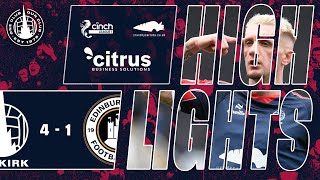 Falkirk 41 Edinburgh City  Highlights [upl. by Bonar942]