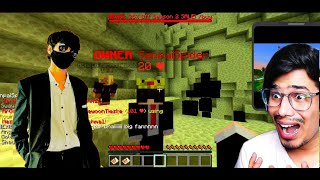 I meet SenpaiSpider in a minecraft server and he killed a fully stack player for me🔥🤧 [upl. by Roxanne]